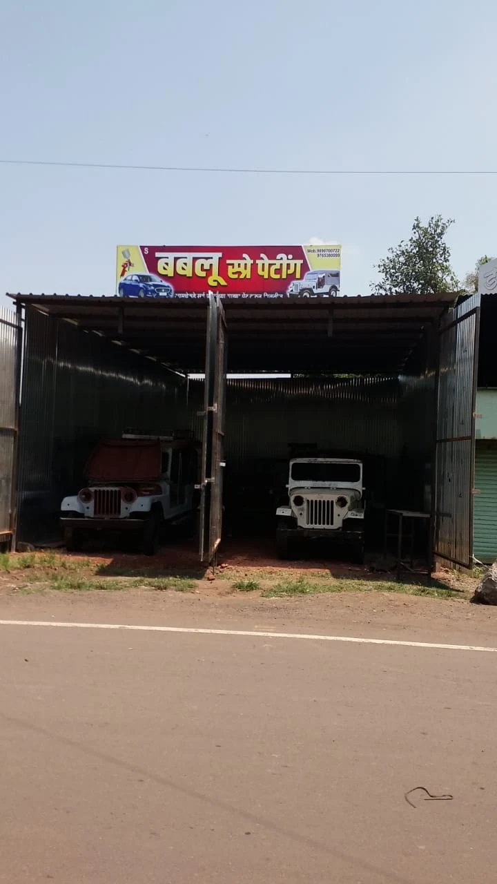 Bablu spray painting