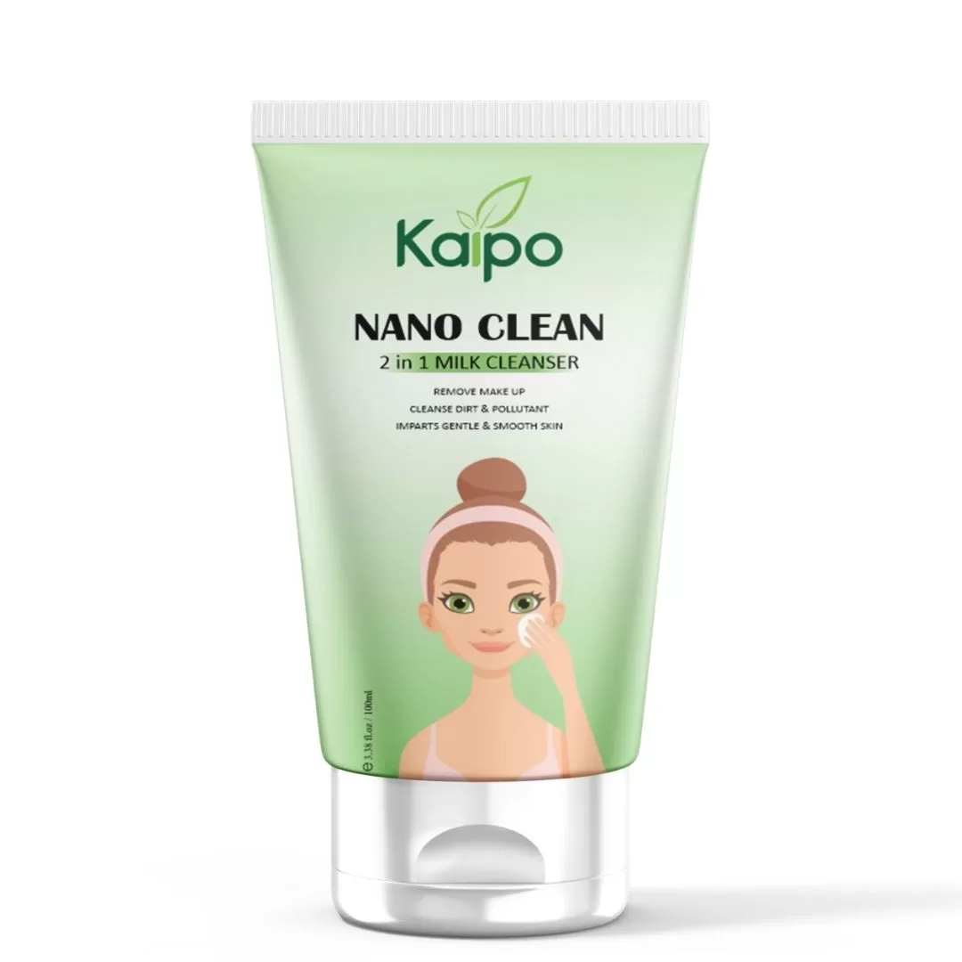 KAIPO NANO CLEAN 2 in 1 MILK CLEANSER I MRP- 199/- I 100ML