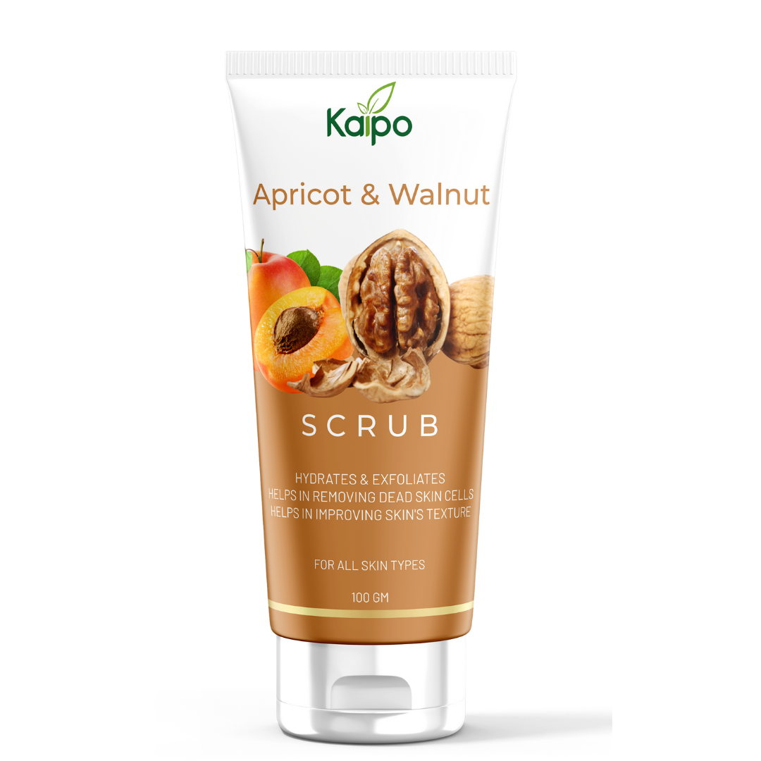 KAIPO APRICOT & WALNUT SCRUB I 100Gm I MRP-200/-
